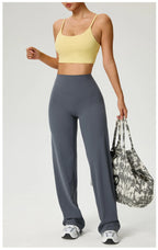 NLW Second-Skin Flared Leggings – Ultra-Elastic High-Waist Studio Yoga Pants