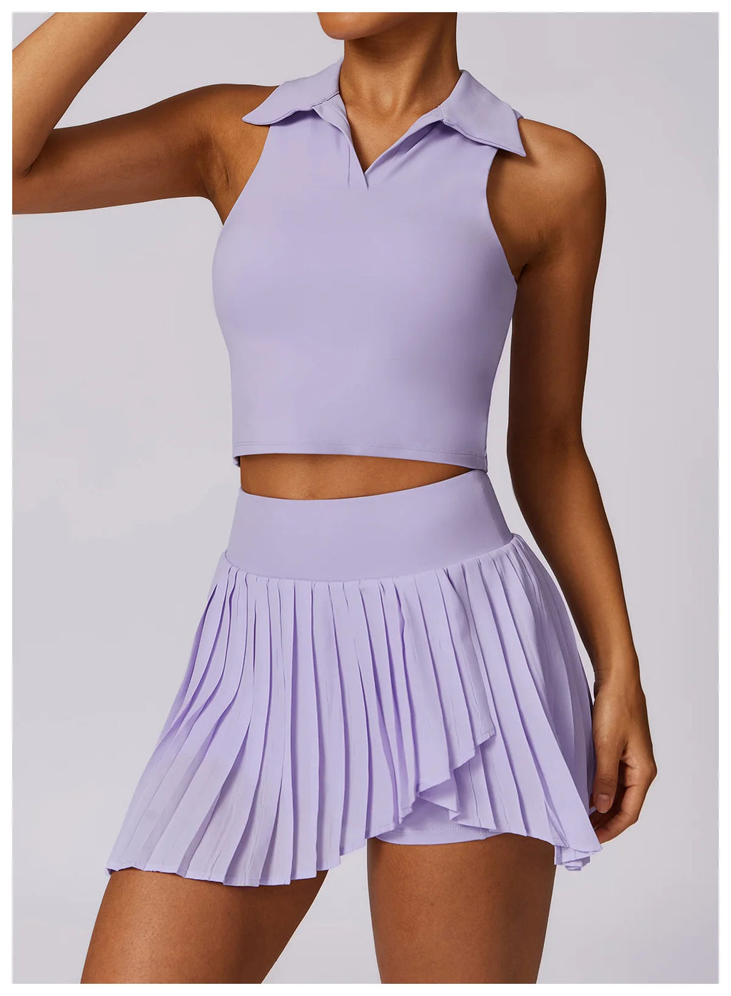 NLW Nude-Feel 2-Piece Summer Outdoor Yoga & Tennis Set