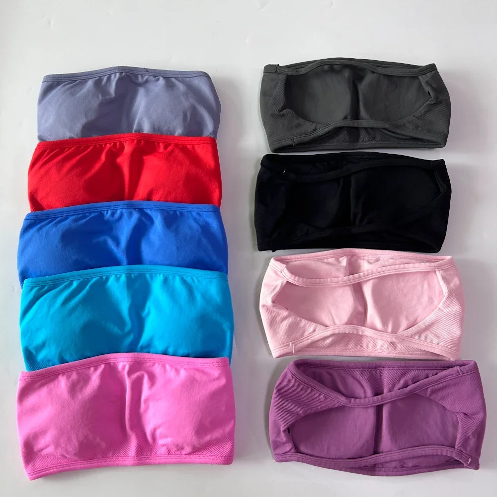 NLW Backless Bandeau Sports Bra