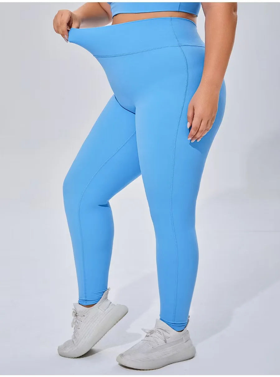 NLW Plus Seamless 2-Piece Fitness Set – High-Performance Quick-Dry Workout Suit