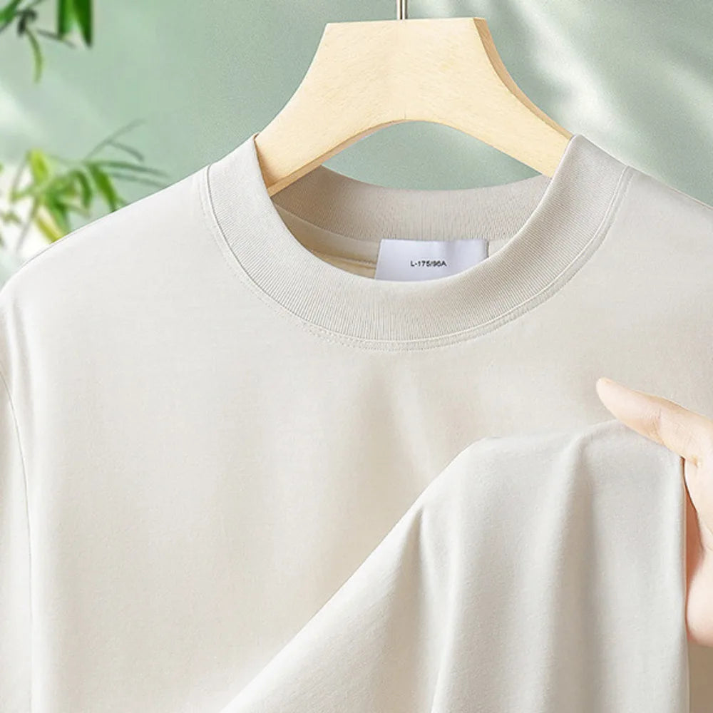 NLW Men Premium Bamboo & Cotton Cool Tee – Ultra-Soft Moisture-Wicking Summer T-Shirt