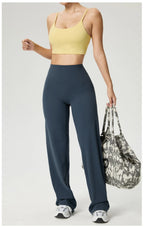 NLW Second-Skin Flared Leggings – Ultra-Elastic High-Waist Studio Yoga Pants