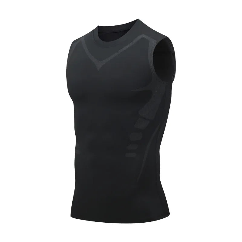 NLW Men's High-Performance Gym Singlet – Quick-Dry Bodybuilding Workout Muscle Tank