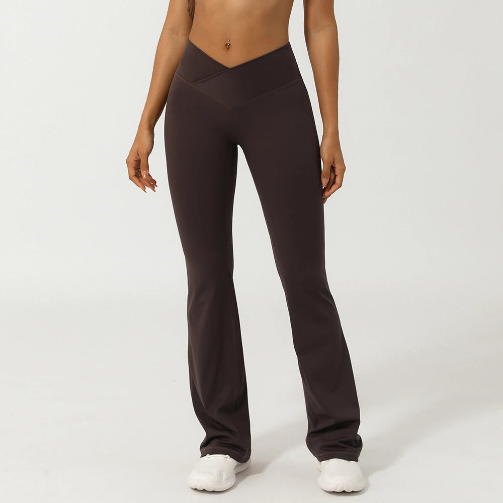 NLW Women's Premium Nylon Sculpting Fitness Trousers