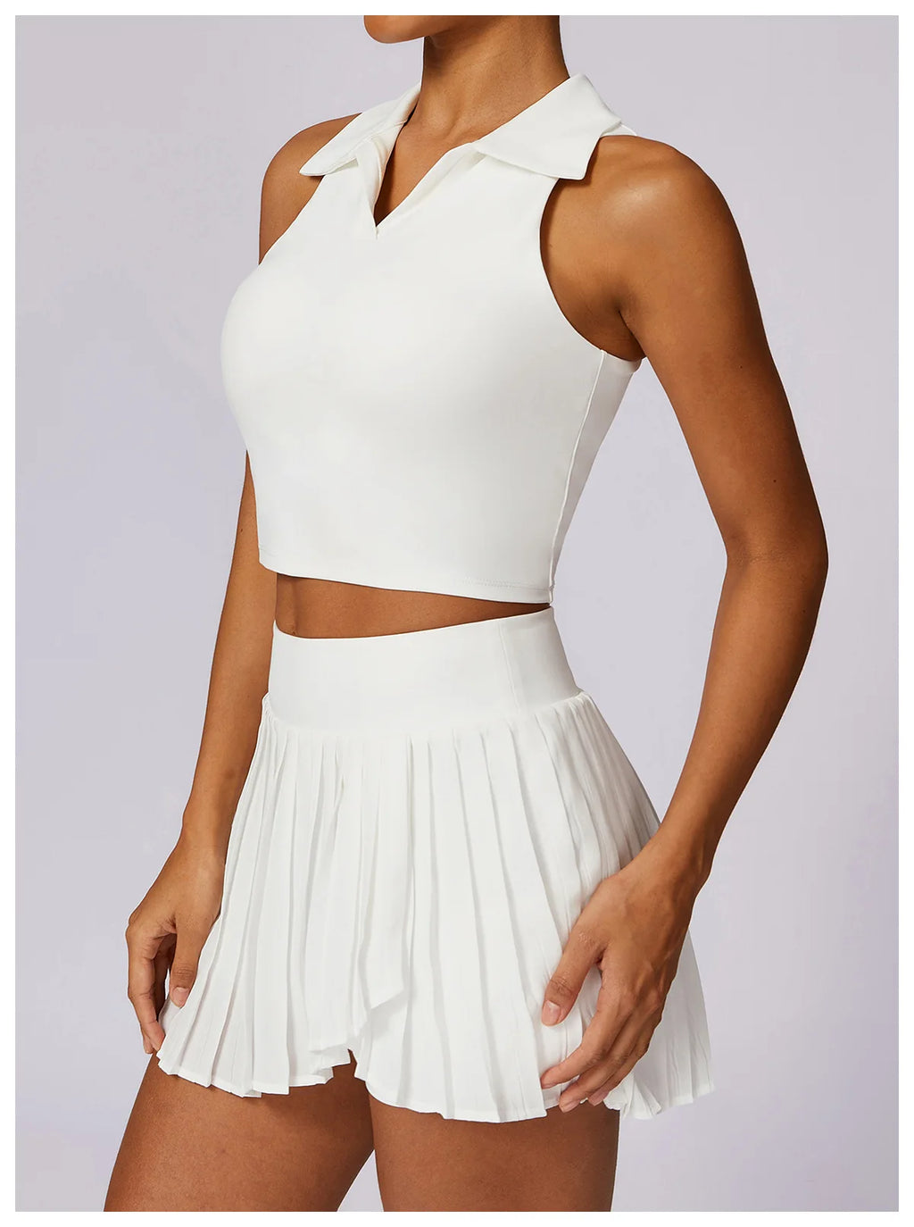 NLW Nude-Feel 2-Piece Summer Outdoor Yoga & Tennis Set