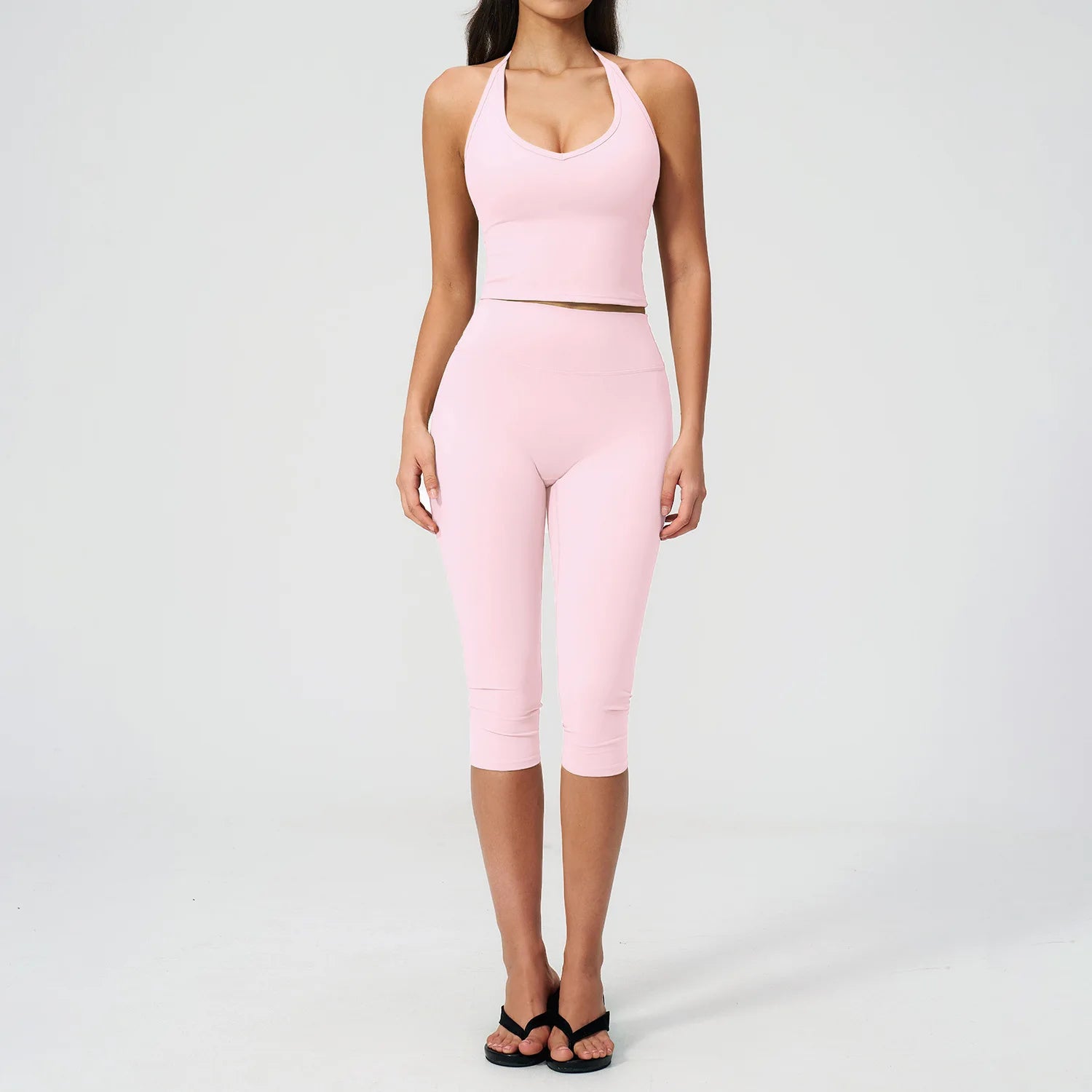 NLW- 2-Piece Seamless Capri Workout Set