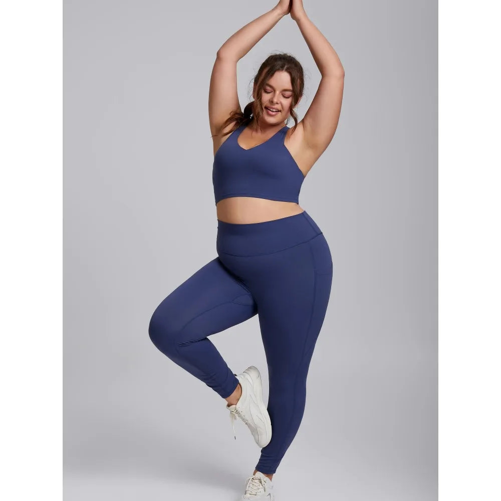 Premium 2-Piece Plus Size Sports Set – High-Performance Yoga & Fitness Wear