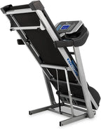 Folding Smart Treadmill with Handlebar Controls