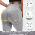 NLW 2-Pack Seamless Tummy Control Yoga Leggings – High-Waisted Sexy Butt-Lifting Fitness Pants