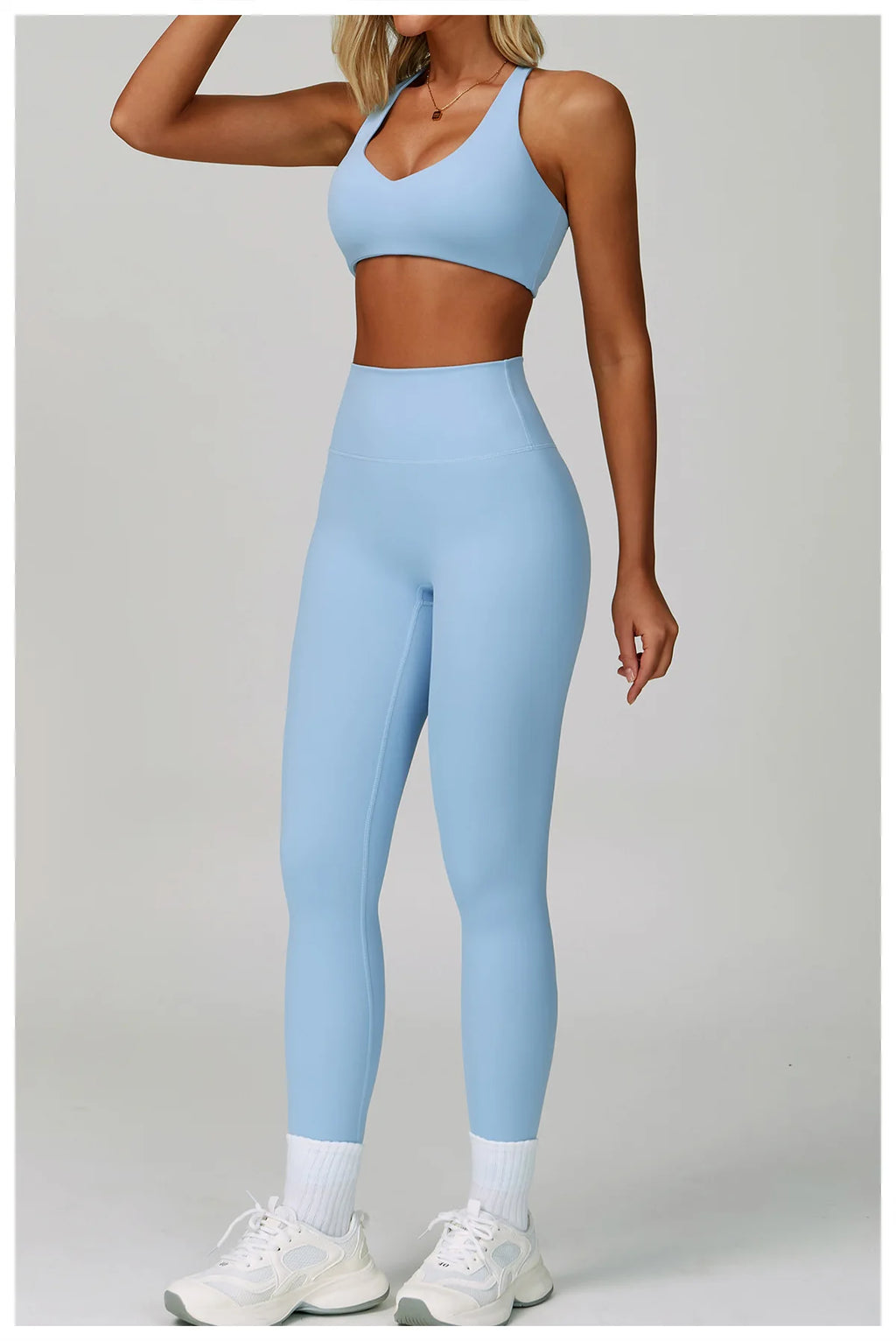 NLW 2-3PCS  Women Fitness Set High Waist