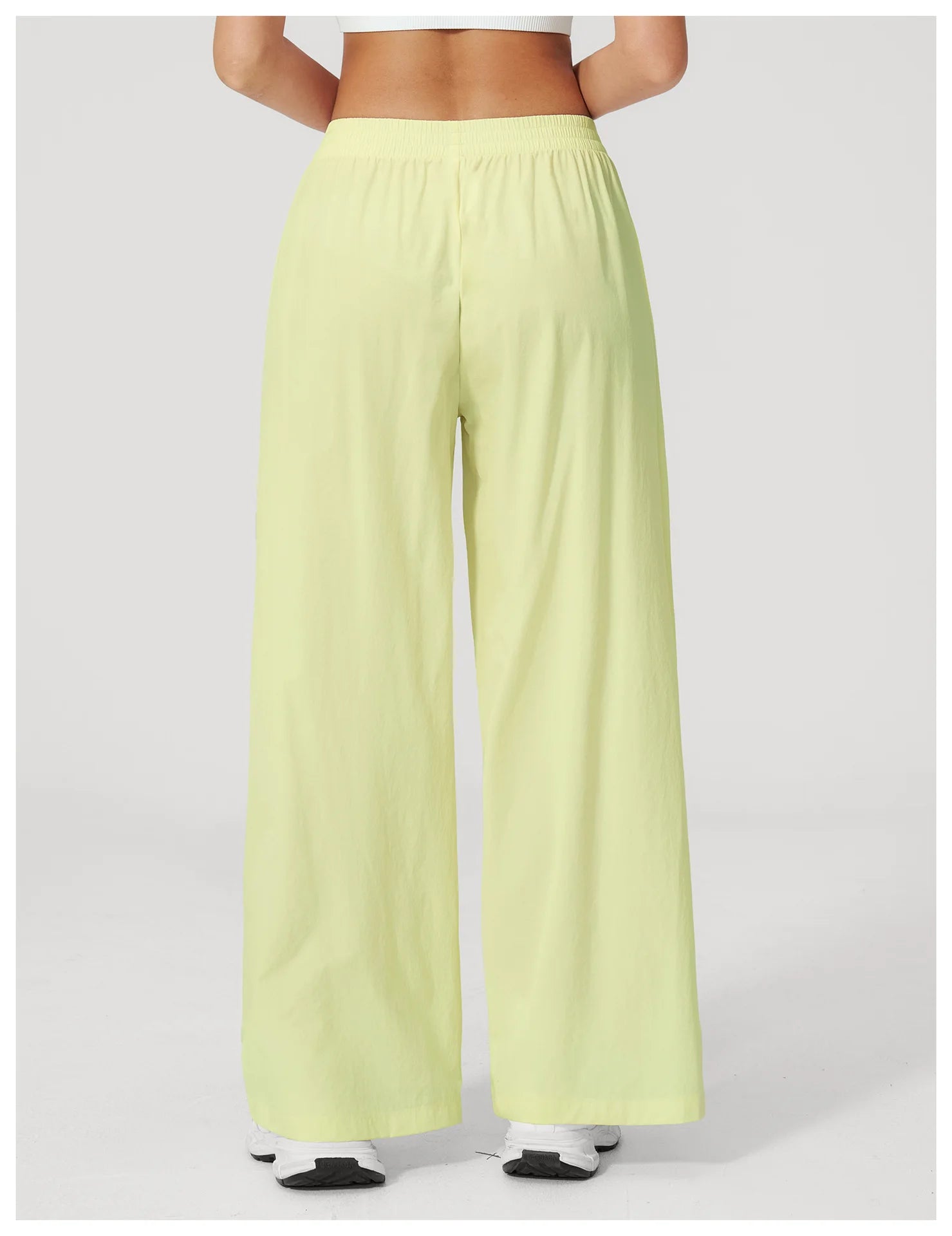 Loose Fit Contrasting Lines Sports Pants | Women's UV-Protection Yoga & Fitness Pants