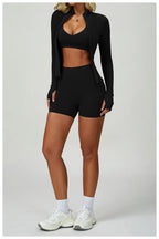 NLW 2-3PCS  Women Fitness Set High Waist