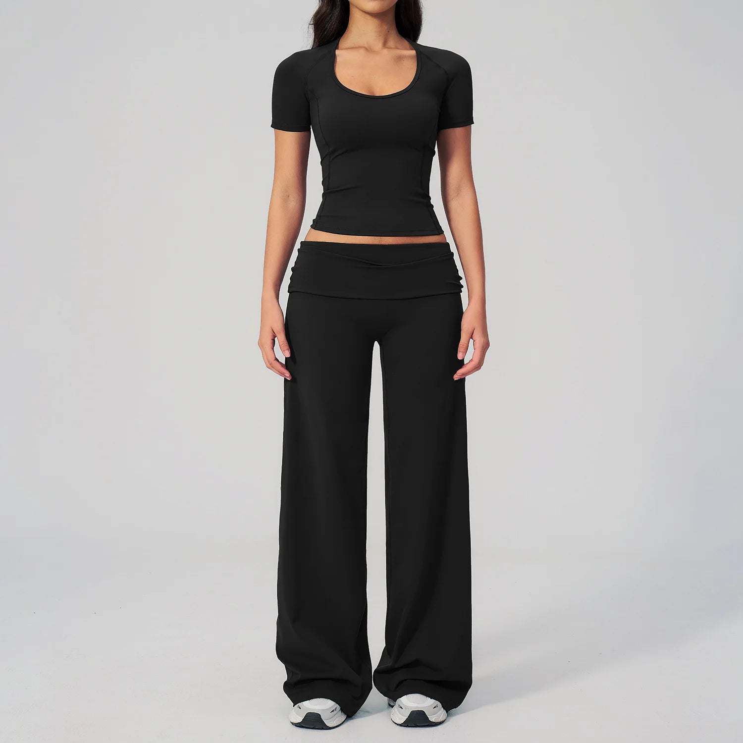 Premium 2-Piece Patchwork Yoga Set