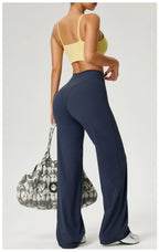 NLW Second-Skin Flared Leggings – Ultra-Elastic High-Waist Studio Yoga Pants