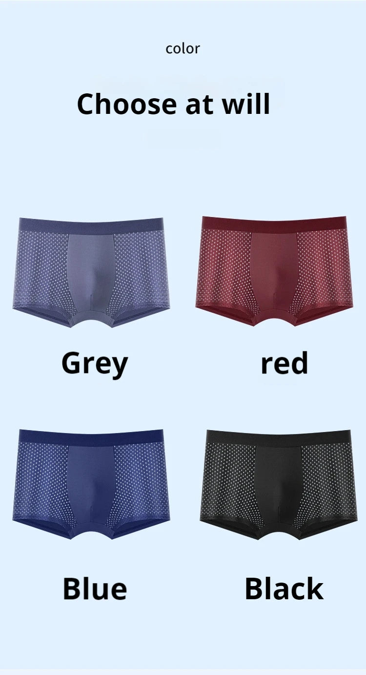 NLW Men's Athletic Knit Boxer Briefs | Moisture-Wicking 4-Way Stretch Underwear