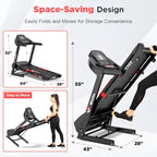 NLW Fitness Pro Treadmill with Bluetooth App