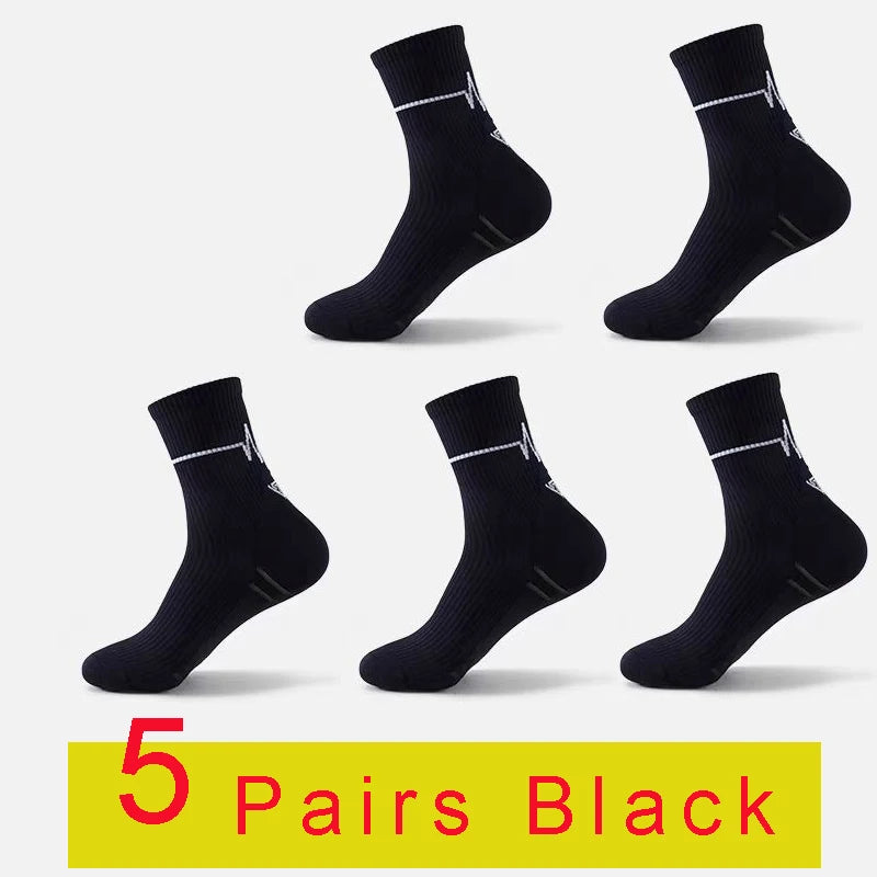 5 Pairs Professional Running Socks