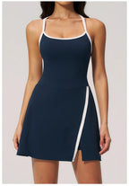 NLW Women's Short Workout Romper with Pocket