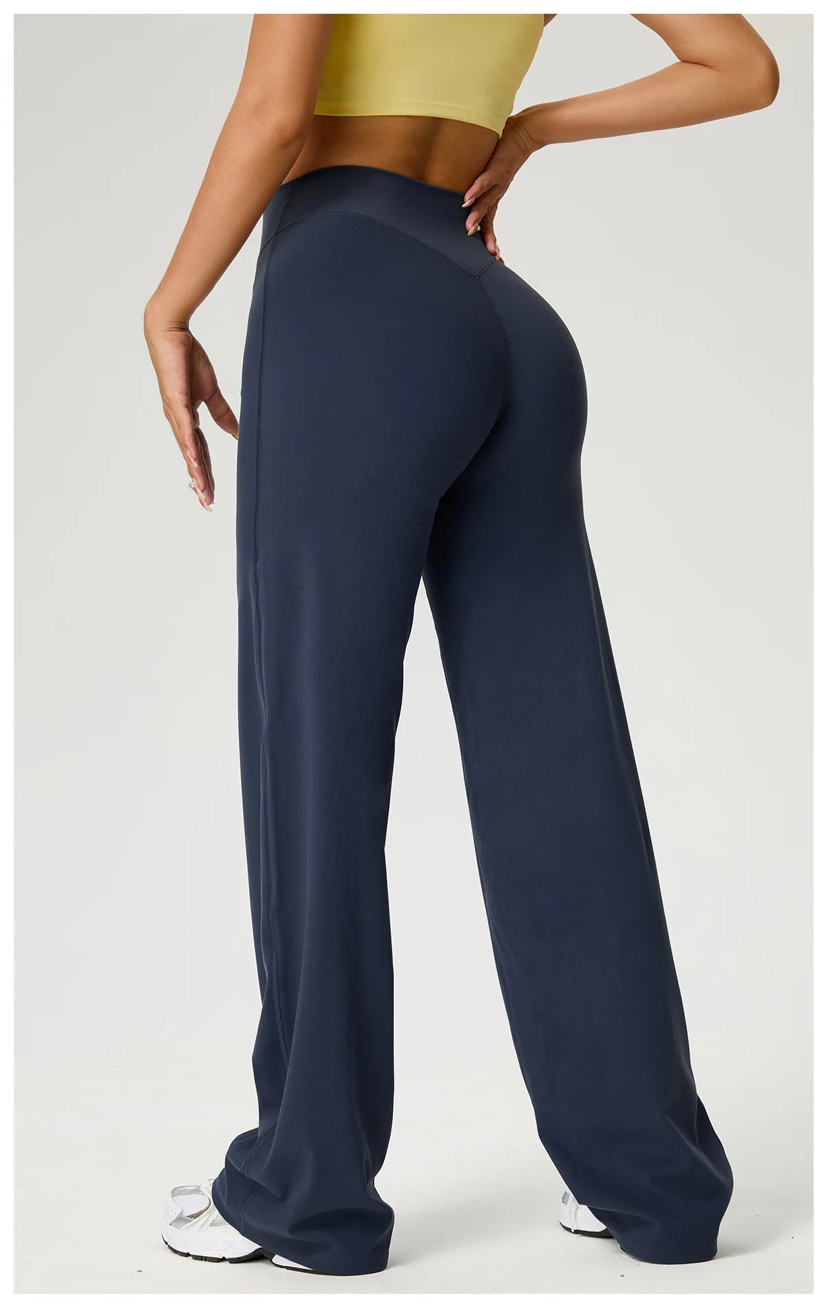 NLW Second-Skin Flared Leggings – Ultra-Elastic High-Waist Studio Yoga Pants