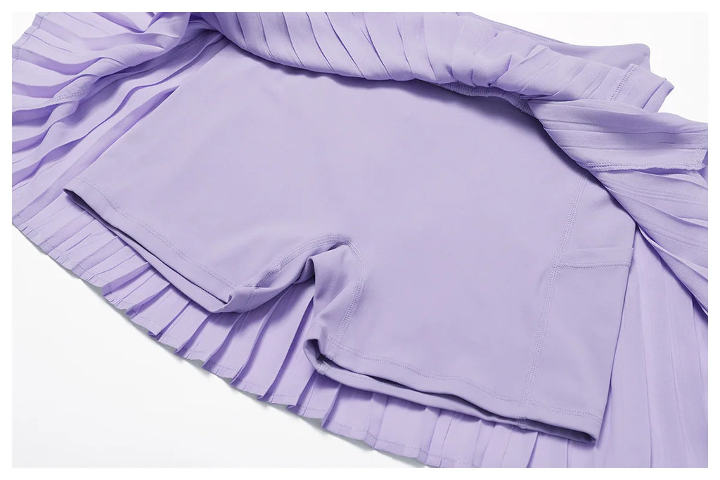 Solid Sports Running & Dance Skirt