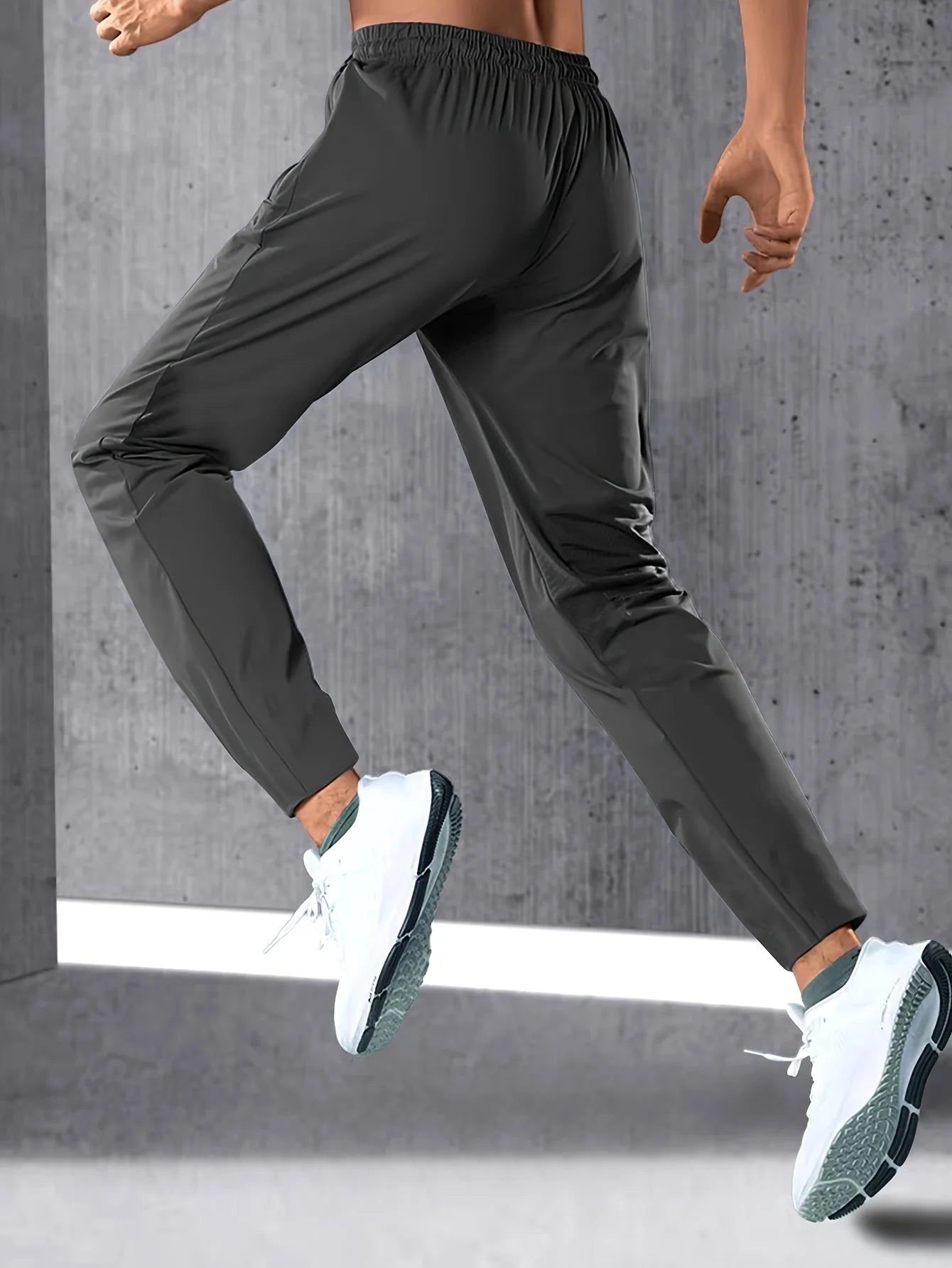 NLW Men's High-Stretch Sport Slacks – Breathable Training Joggers & Hiking Track Pants