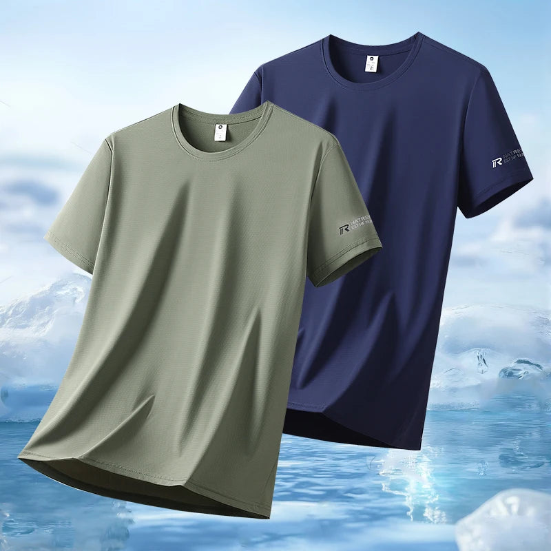 NLW Men’s Ice Silk Performance Tee – Ultra-Cool Training Shirt