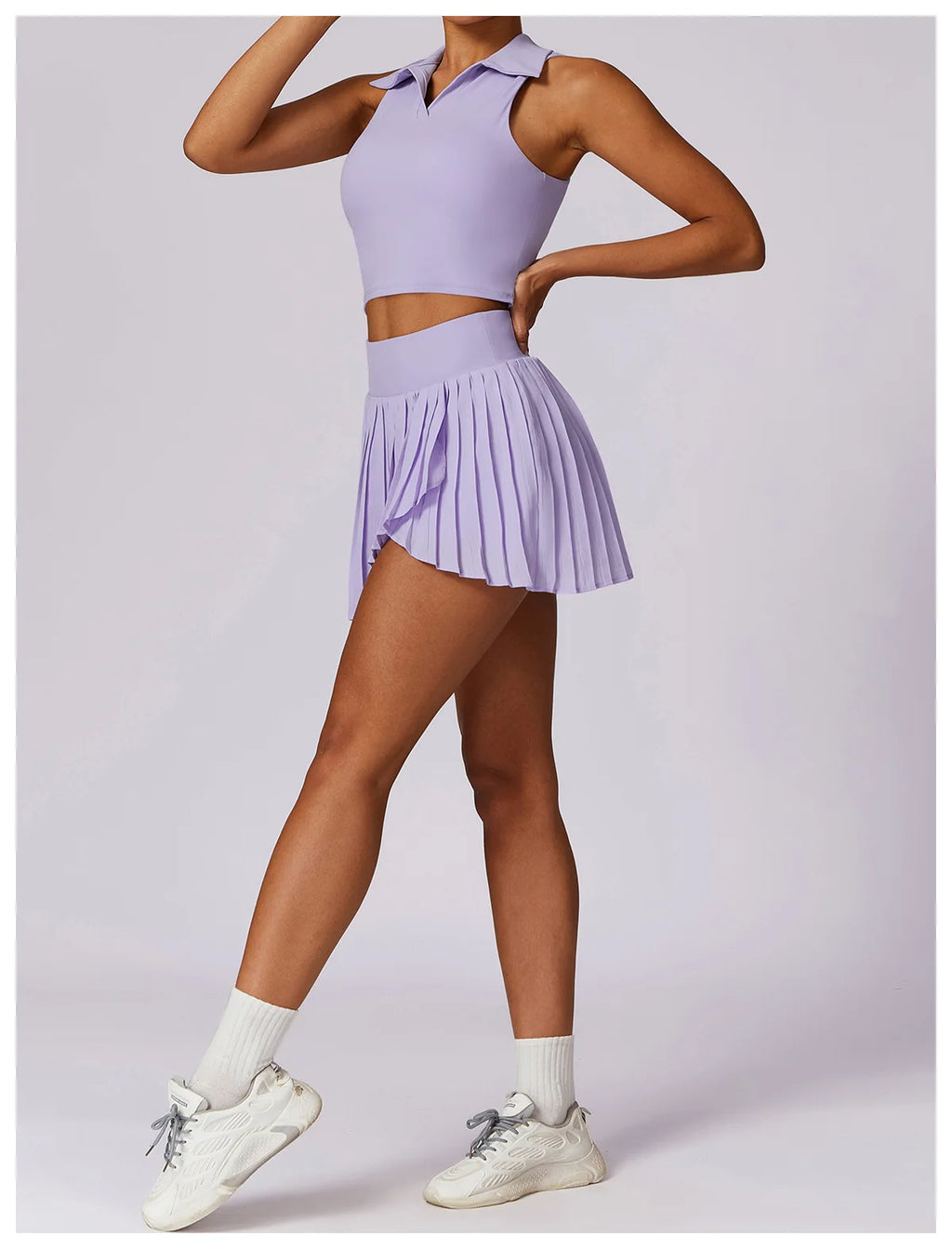 NLW Nude-Feel 2-Piece Summer Outdoor Yoga & Tennis Set