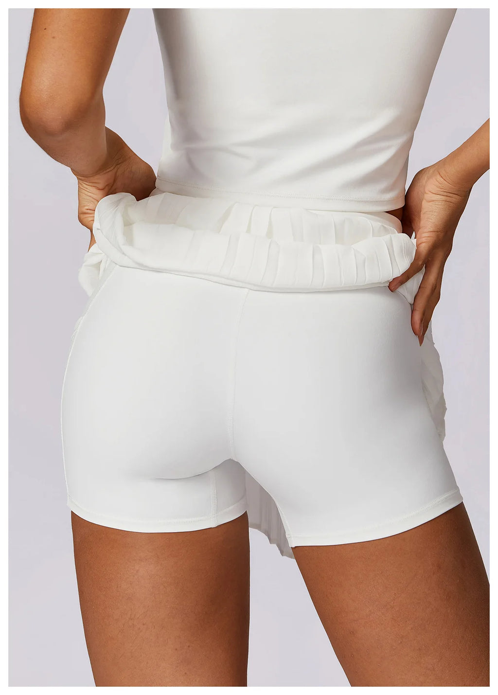 Solid Sports Running & Dance Skirt