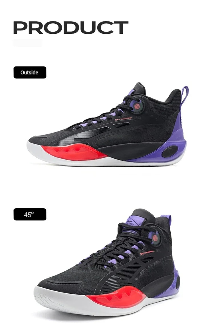 NLW-Xtep Model 875319120003 Performance Basket Sneakers