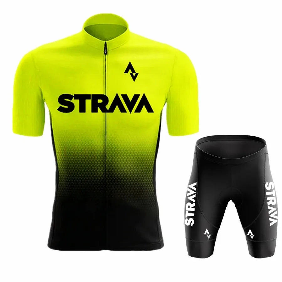 NLW Strava Cycling Jersey and Sponge Pants set