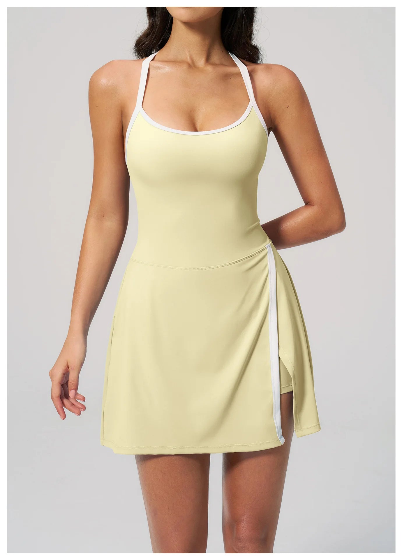 NLW Women's Short Workout Romper with Pocket