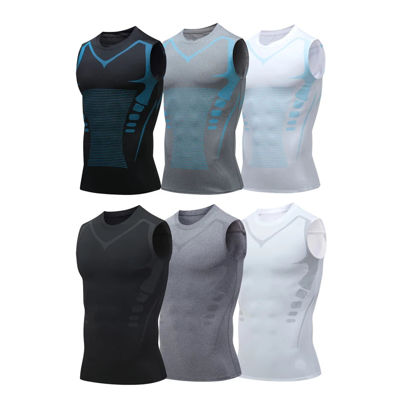 NLW Men's High-Performance Gym Singlet – Quick-Dry Bodybuilding Workout Muscle Tank