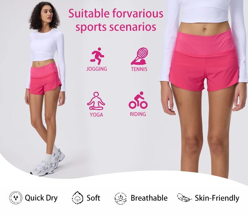 NLW High-Rise Performance Shorts