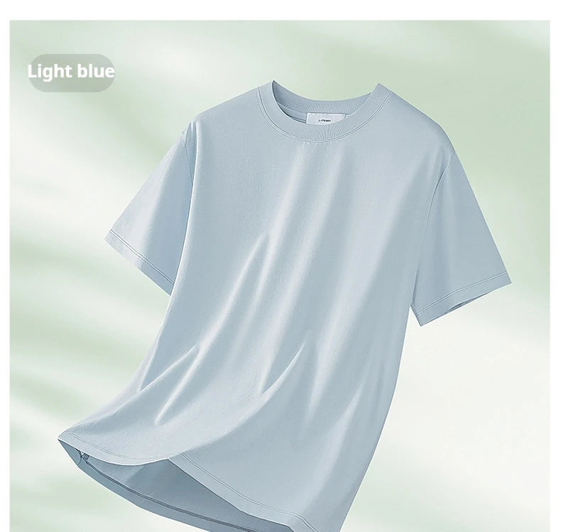 NLW Men Premium Bamboo & Cotton Cool Tee – Ultra-Soft Moisture-Wicking Summer T-Shirt
