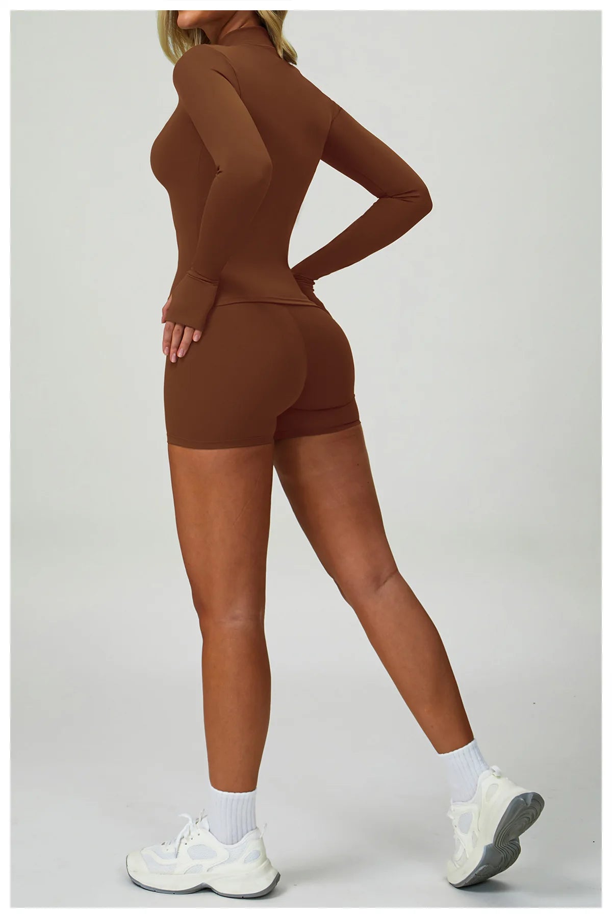NLW 2-3PCS  Women Fitness Set High Waist