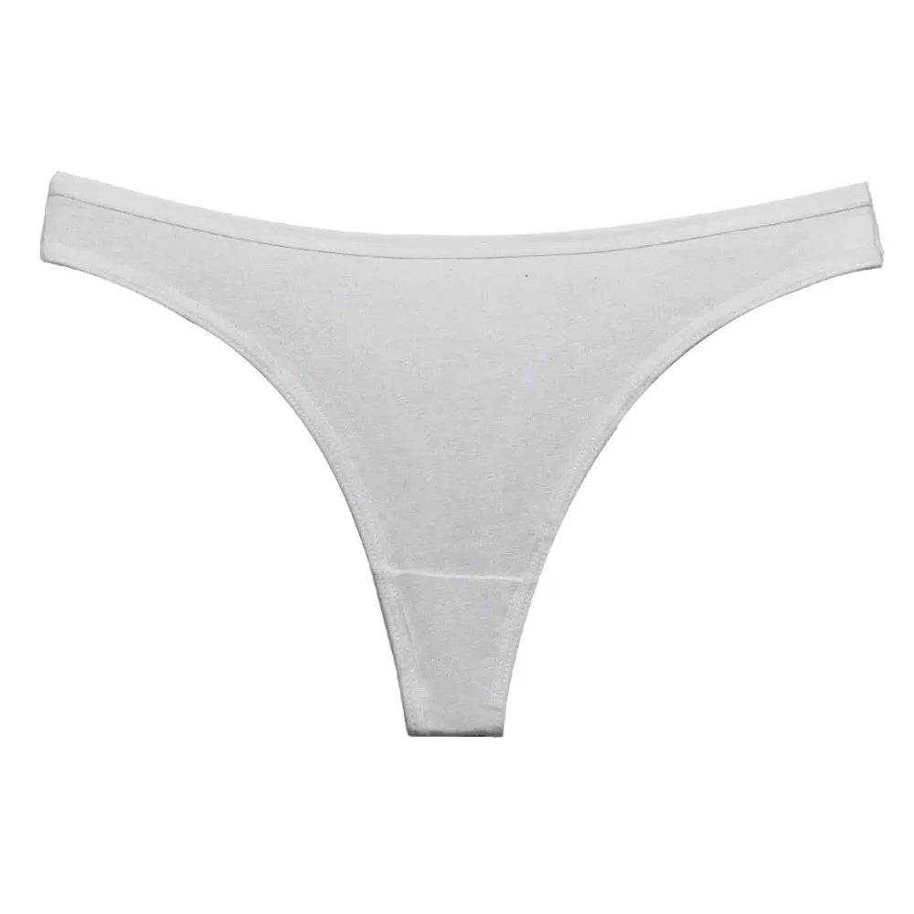 NLW 5-Pack Everyday Solid Cotton Thongs