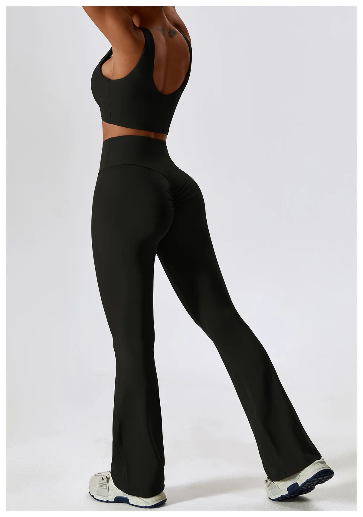 NLW Elite Seamless 2-Piece Yoga Set – High-Performance Compressed Fitness Suit