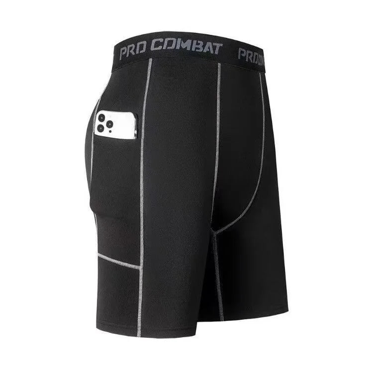 NLW Men's Pro-Fit Compression Tights – High-Performance Gym & Running Leggings