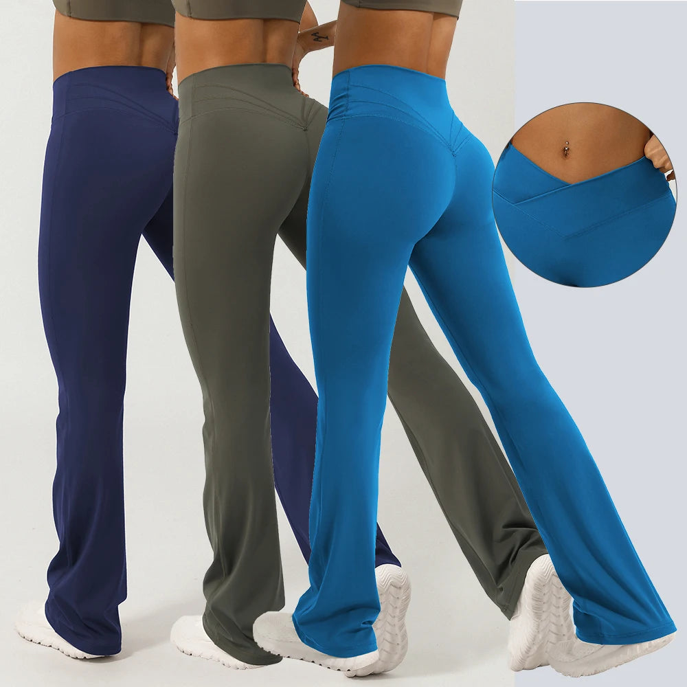 NLW Women's Premium Nylon Sculpting Fitness Trousers