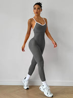 NLW Sleeveless Gym Bodysuit & Workout Romper