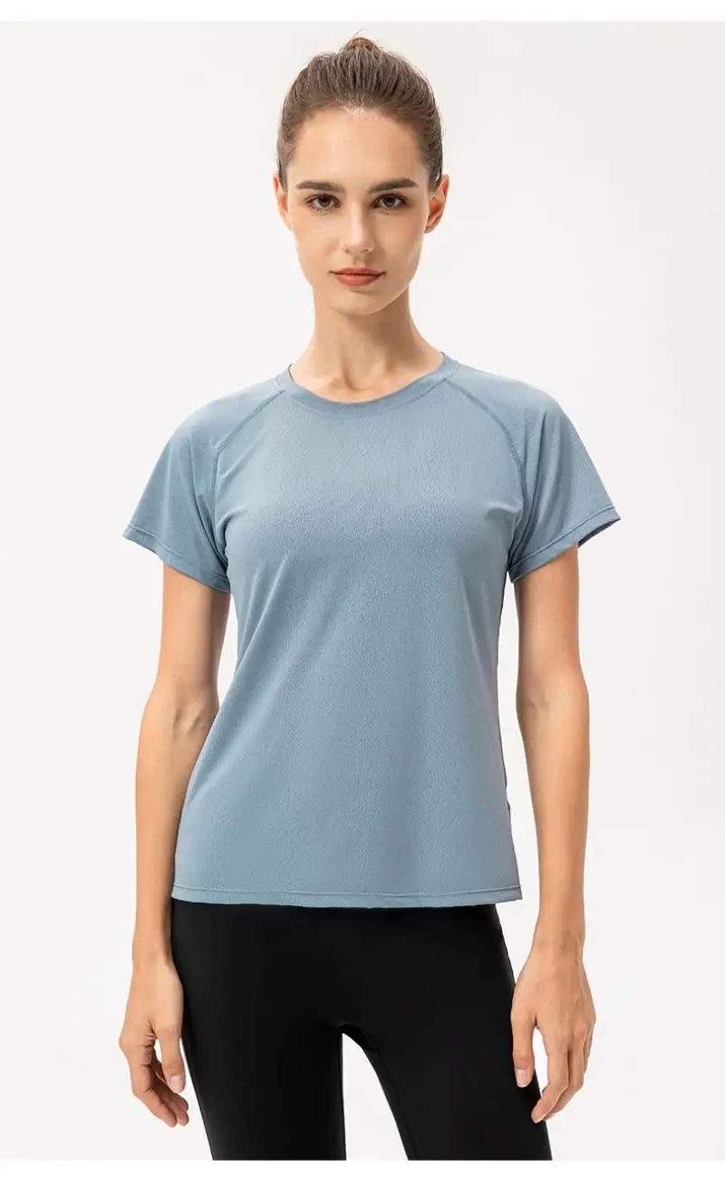 Women's Ice Silk Loose-Fit Training T-Shirt