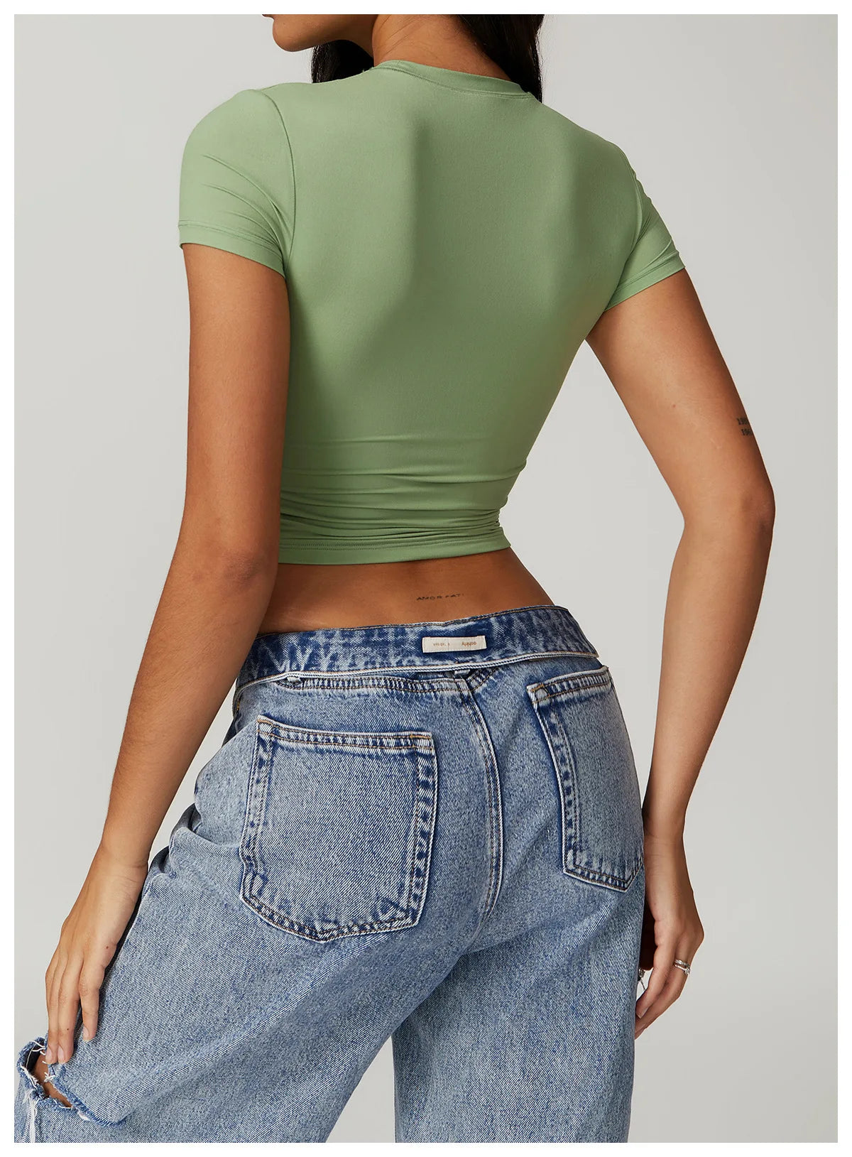 Short-Sleeve Yoga & Running Workout Top