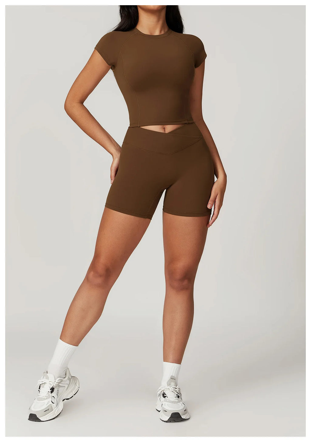 NLW Short-Sleeve Athletic Top & Leggings