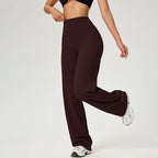 NLW Second-Skin Flared Leggings – Ultra-Elastic High-Waist Studio Yoga Pants