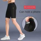 NLW Men's Pro-Fit Compression Tights – High-Performance Gym & Running Leggings