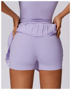 Solid Sports Running & Dance Skirt