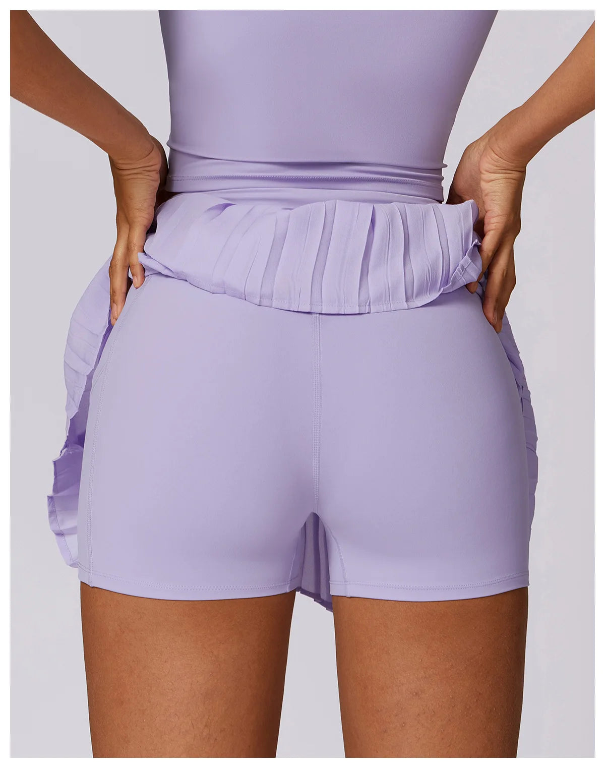 Solid Sports Running & Dance Skirt