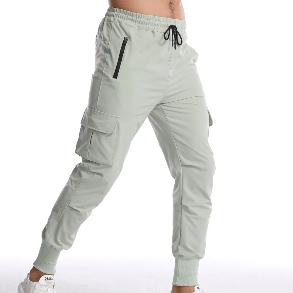 NLW High-Performance Nylon-Elastane Running Track Pants