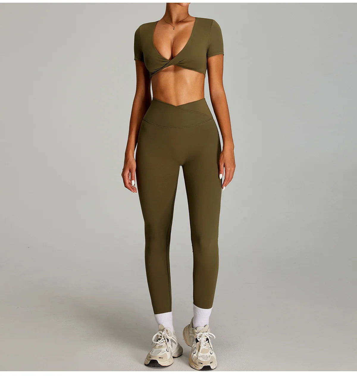 Sexy Short-Sleeve Workout & Yoga Tee