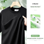 NLW Men Premium Bamboo & Cotton Cool Tee – Ultra-Soft Moisture-Wicking Summer T-Shirt